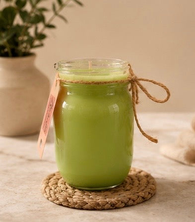 Green Mason Jar